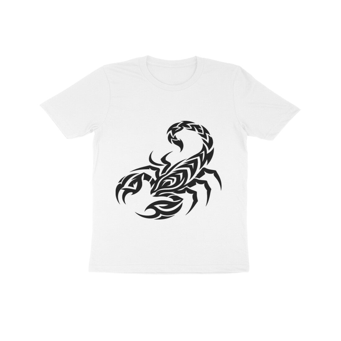 Front View - Scorpio Rising — Kids Tee White