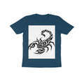 Front View - Scorpio Rising — Kids Tee Navy Blue