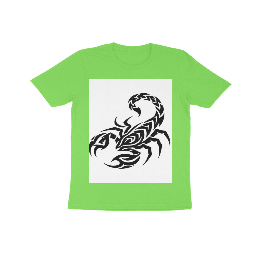 Front View - Scorpio Rising — Kids Tee Liril Green
