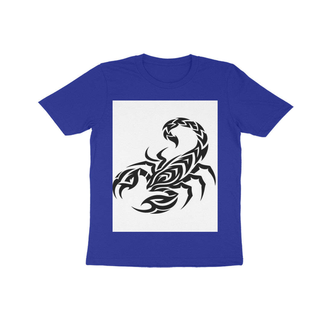 Front View - Scorpio Rising — Kids Tee Royal Blue