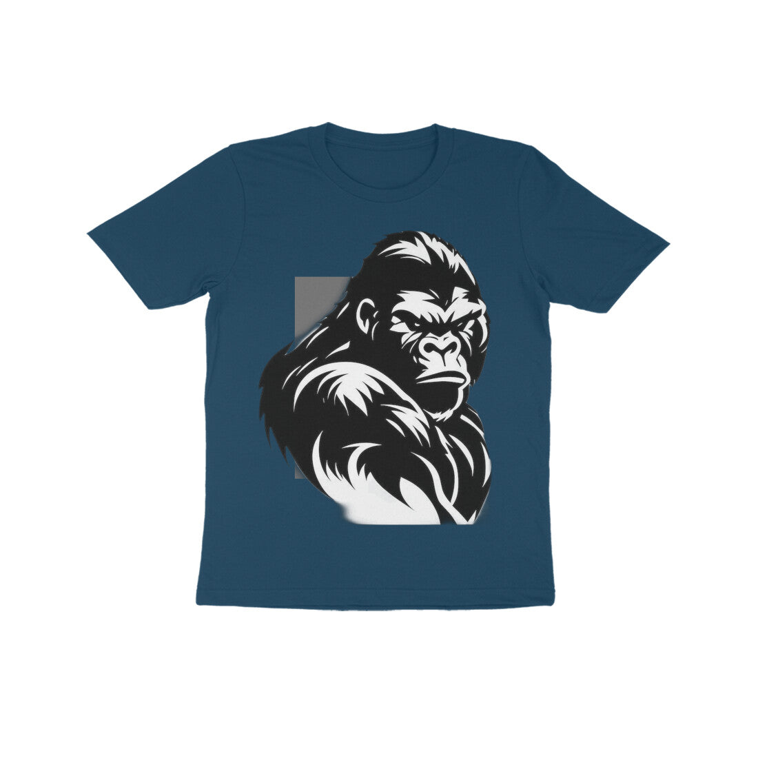 Front View - Beast Mode — Kids Tee Navy Blue