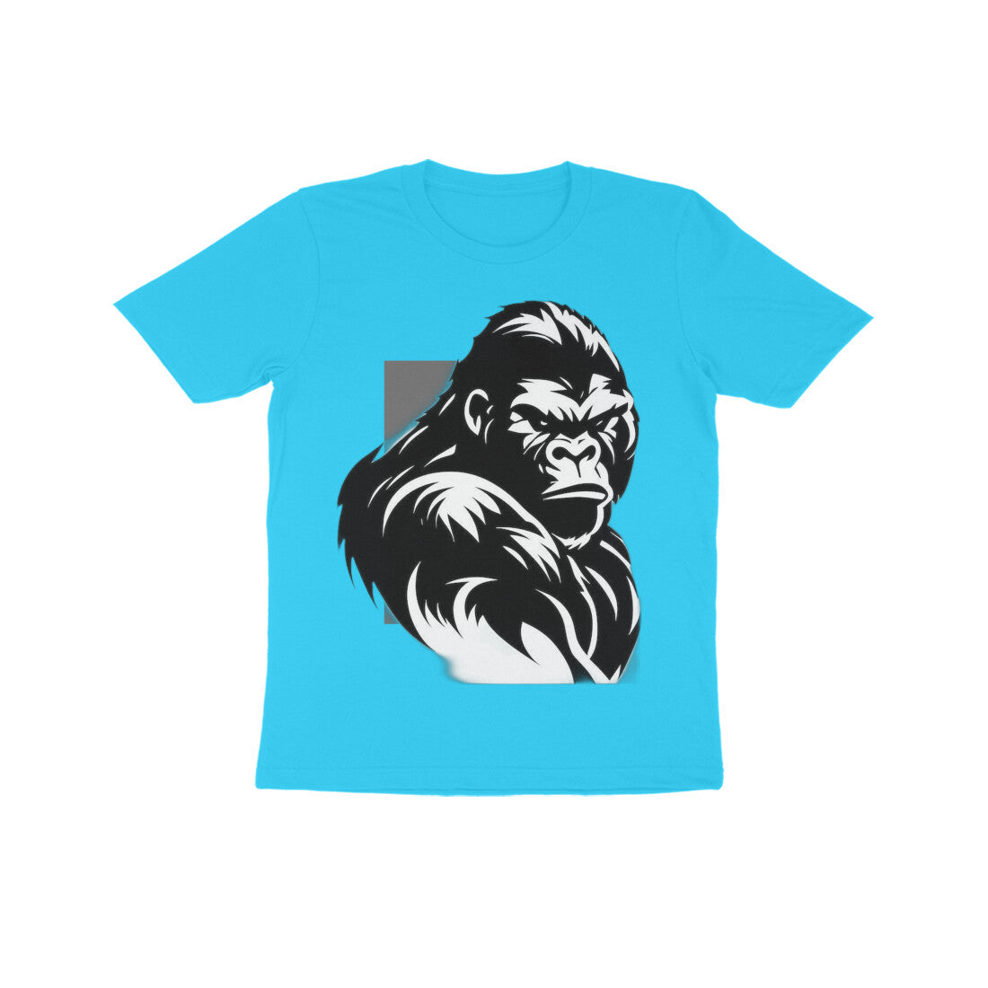 Front View - Beast Mode — Kids Tee Sky Blue