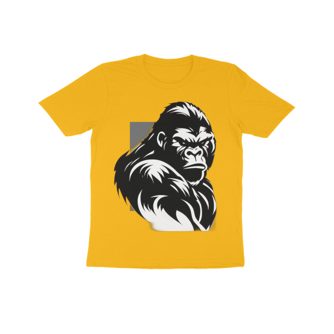 Front View - Beast Mode — Kids Tee Golden Yellow
