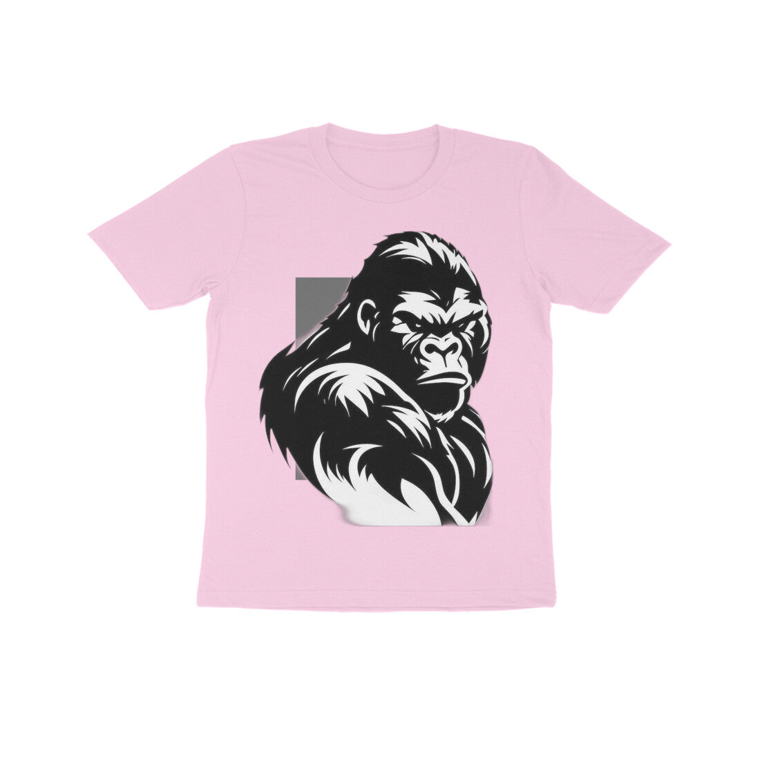 Front View - Beast Mode — Kids Tee Light Pink