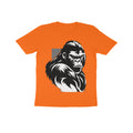 Front View - Beast Mode — Kids Tee Orange