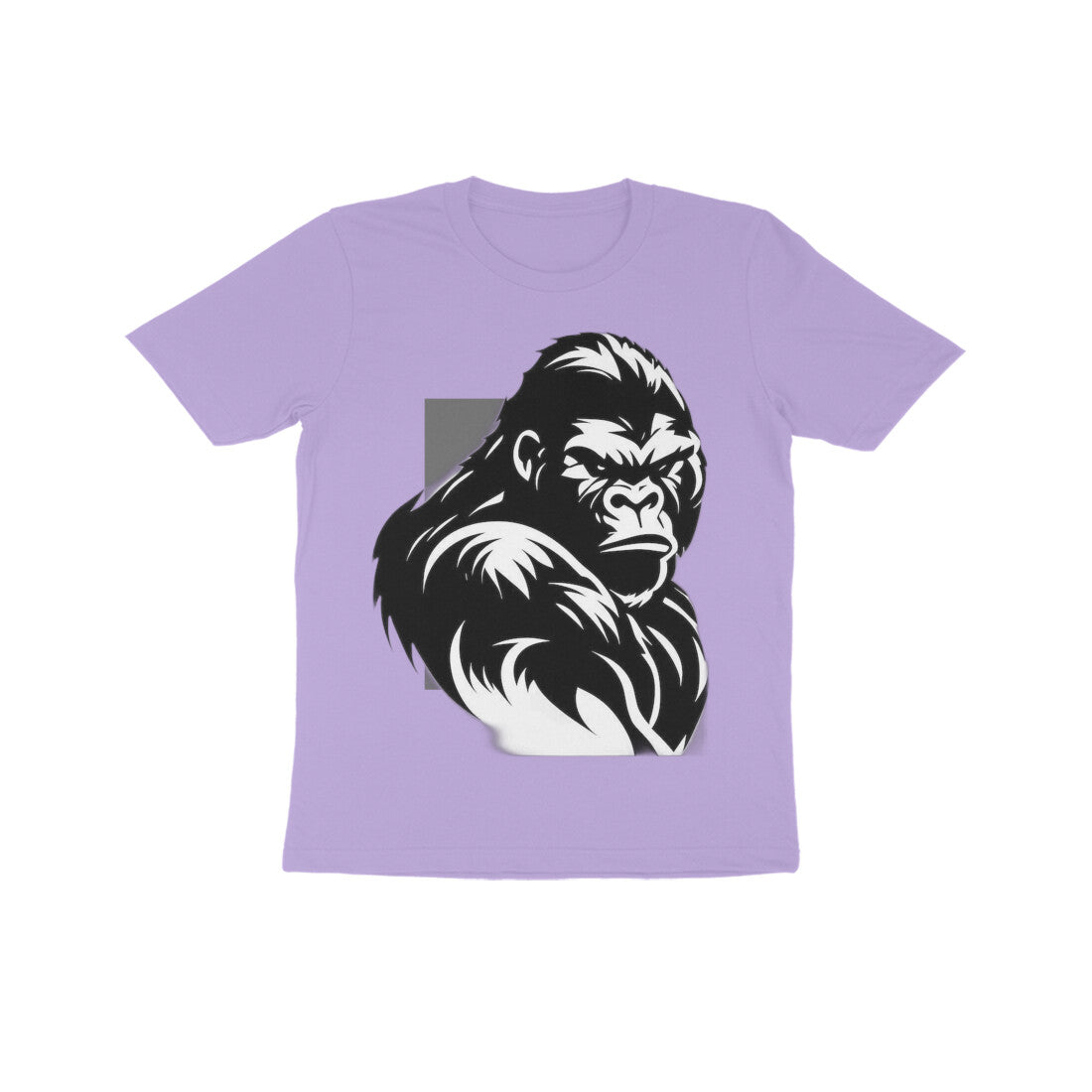 Front View - Beast Mode — Kids Tee Iris Lavender
