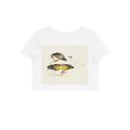 Front View - Metamorphosis Stitch — Crop Top White