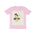 Front View - Metamorphosis Stitch — Kids Tee Light Pink