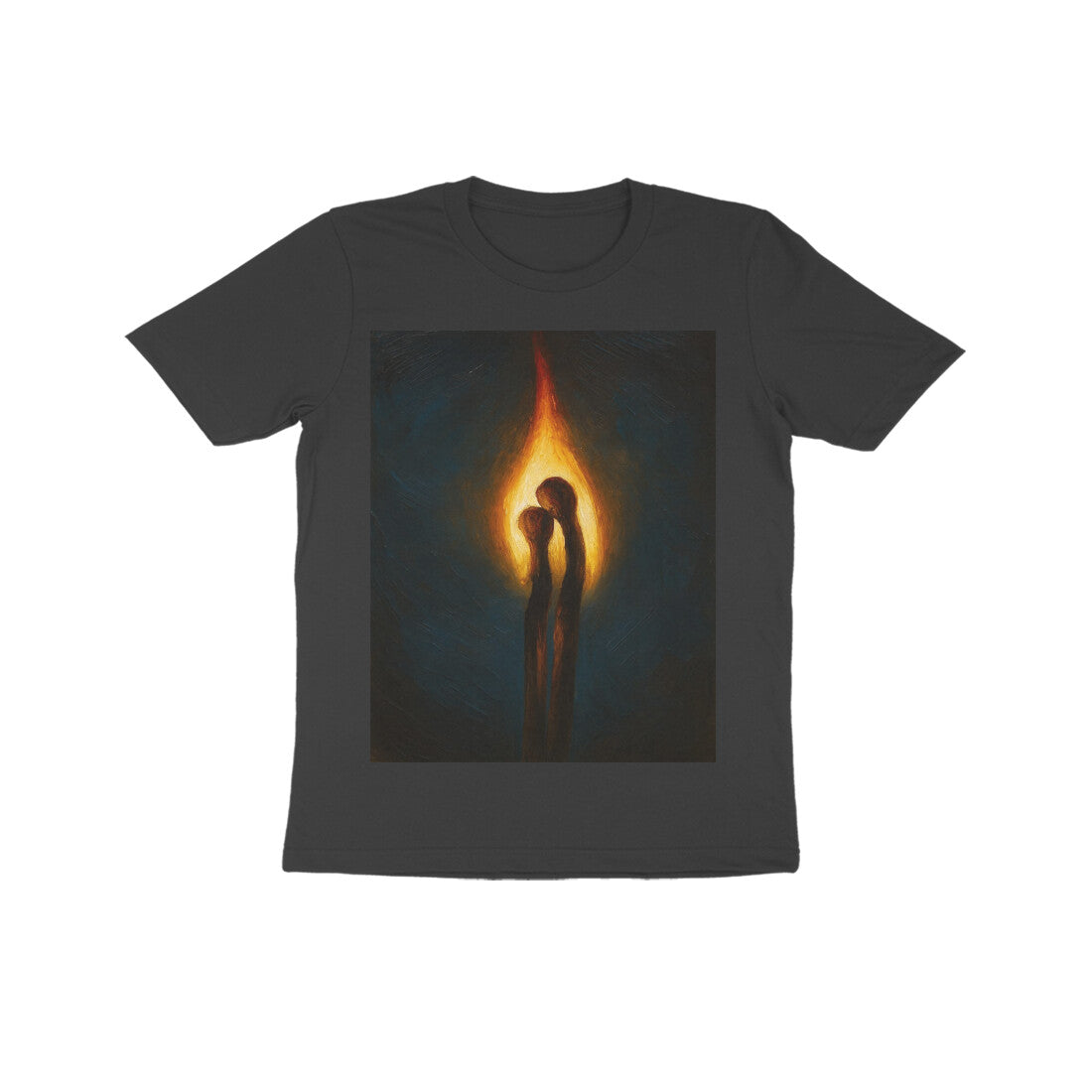 Front View - Ignite — Kids Tee Black