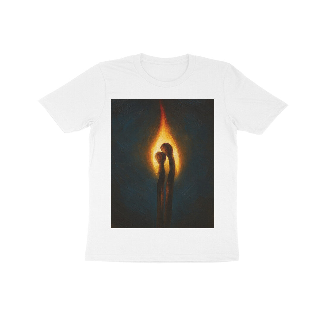 Front View - Ignite — Kids Tee White