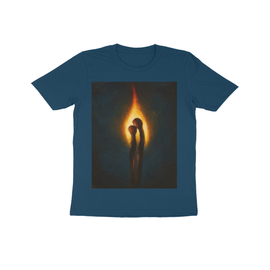 Front View - Ignite — Kids Tee Navy Blue