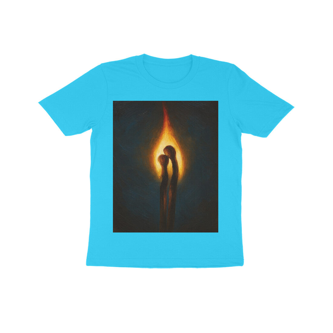 Front View - Ignite — Kids Tee Sky Blue