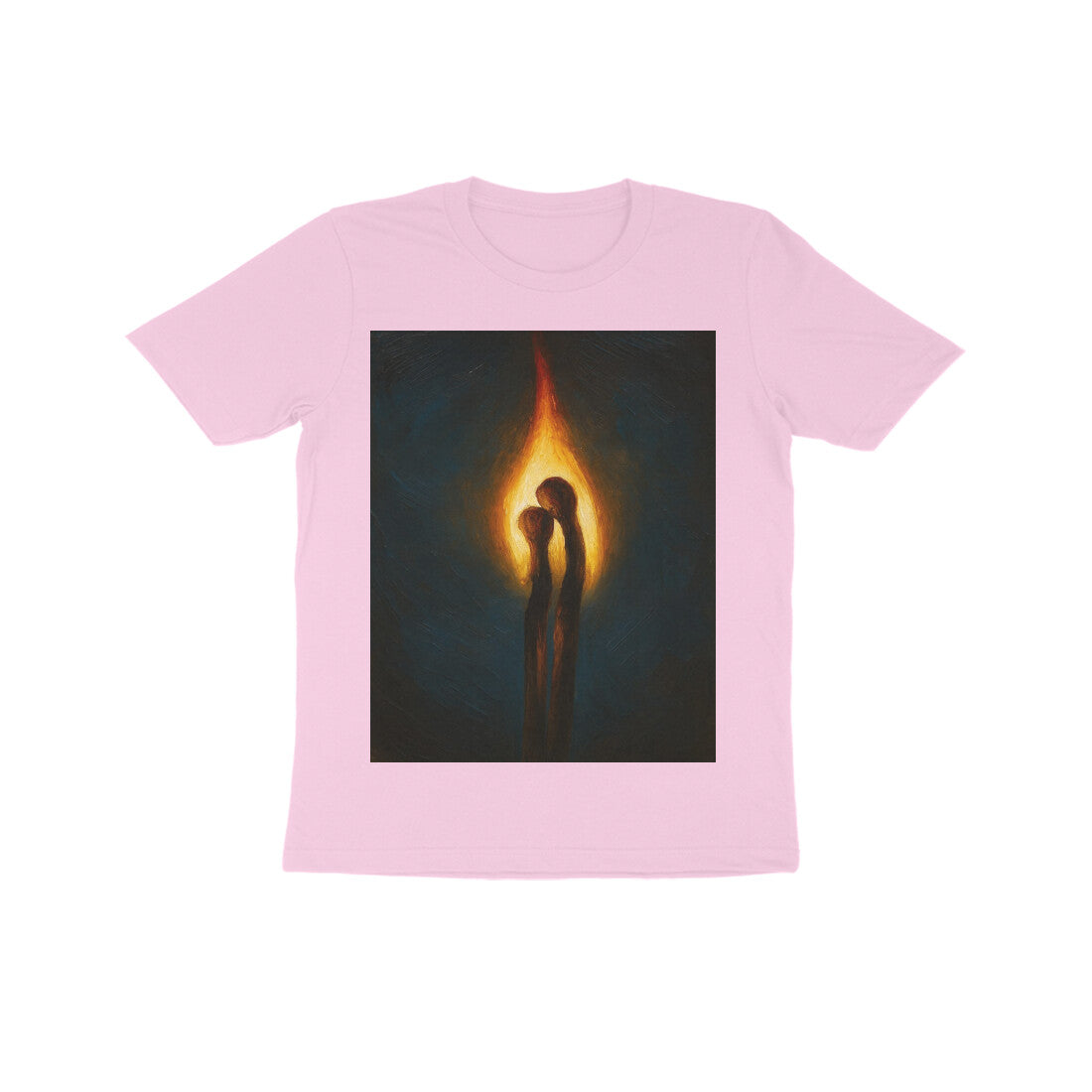 Front View - Ignite — Kids Tee Light Pink
