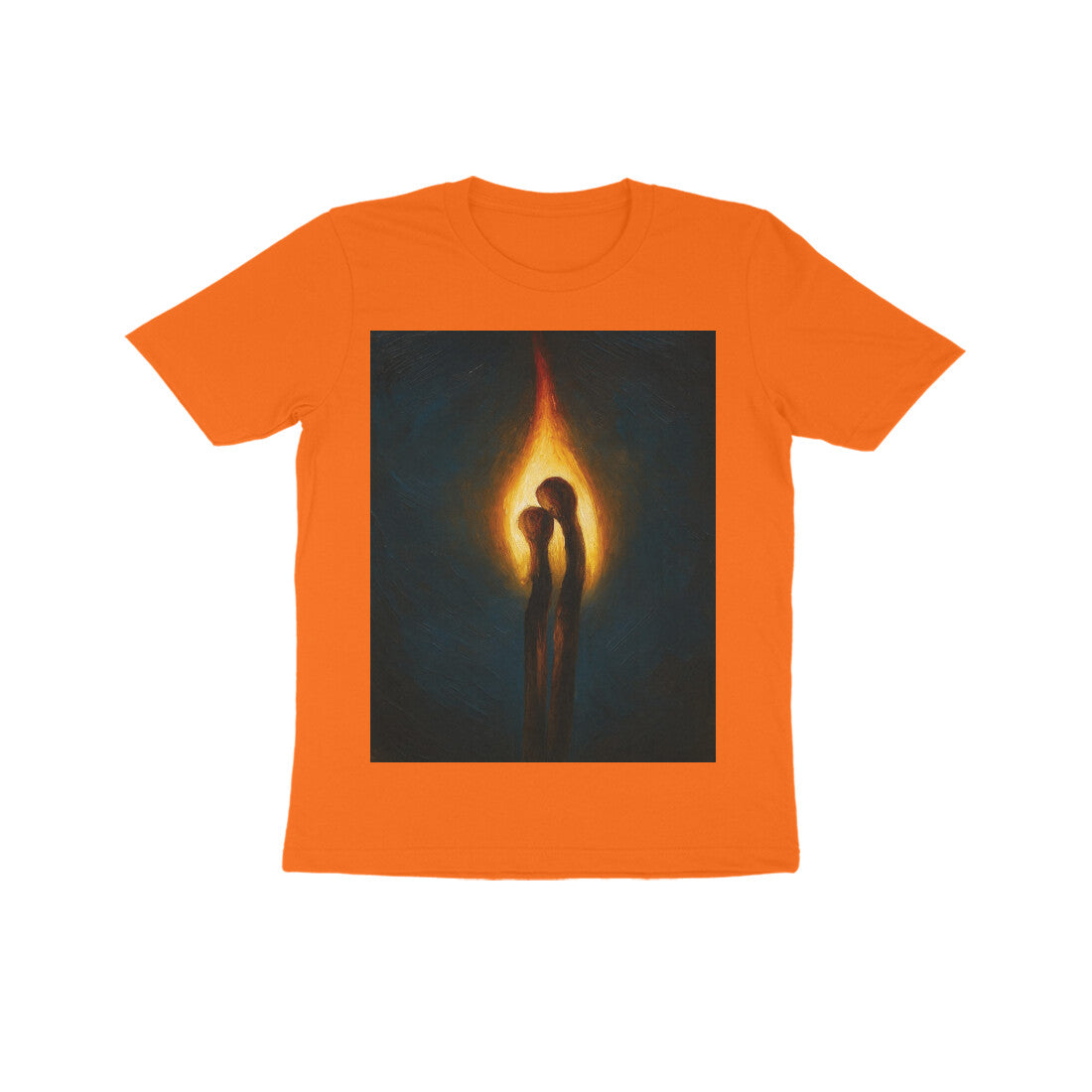 Front View - Ignite — Kids Tee Orange