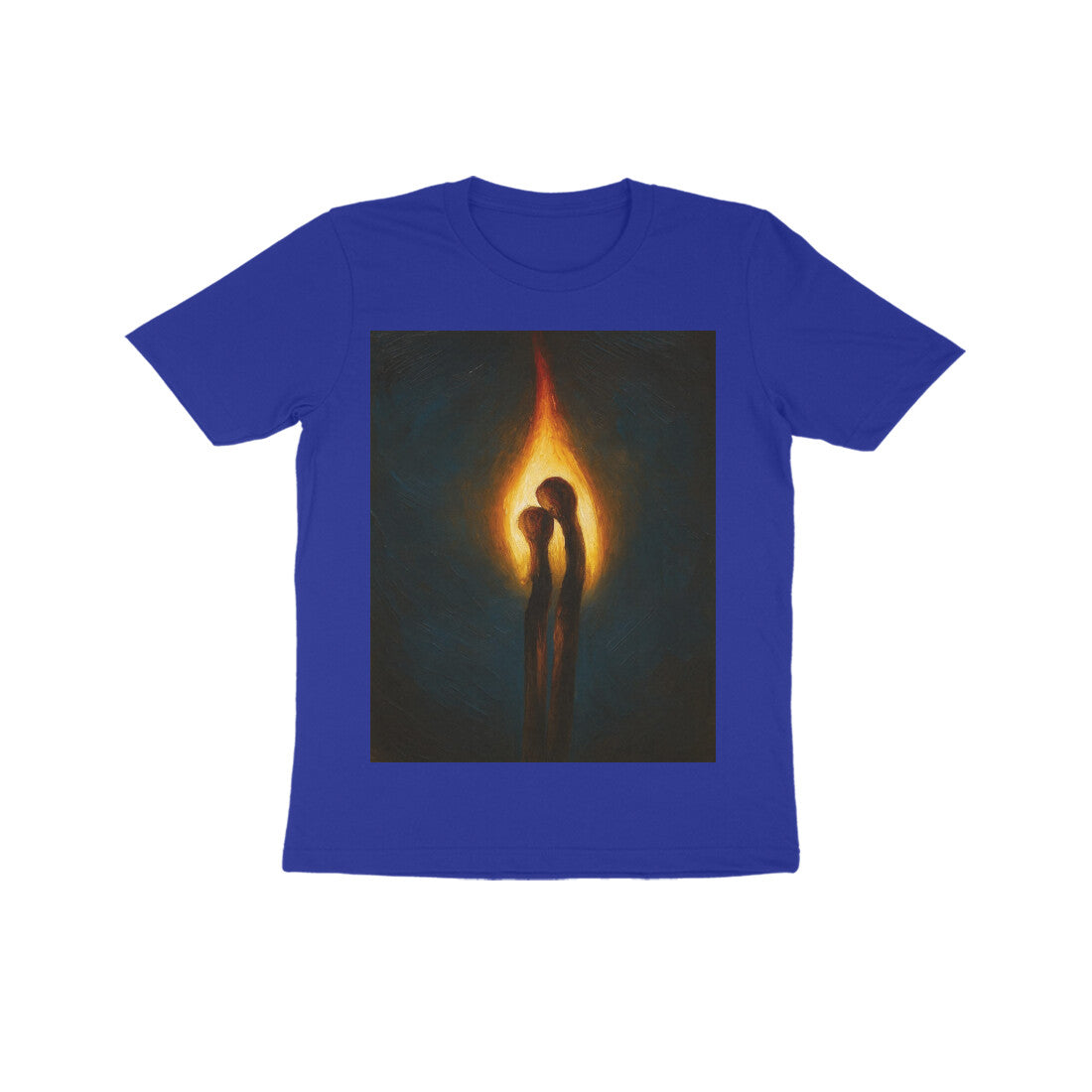 Front View - Ignite — Kids Tee Royal Blue