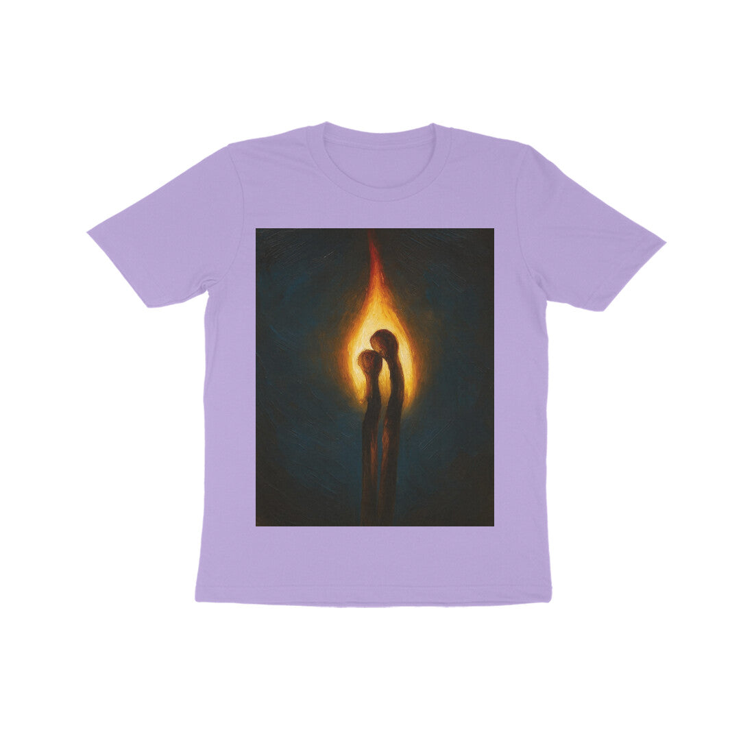 Front View - Ignite — Kids Tee Iris Lavender