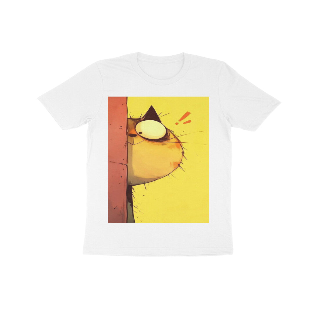Front View - The Observer — Kids Tee White