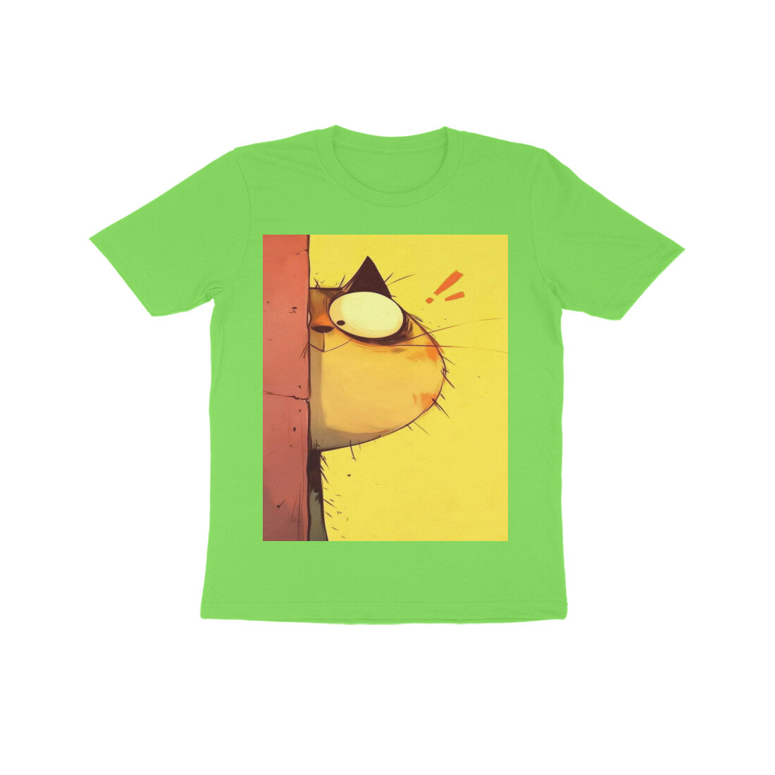 Front View - The Observer — Kids Tee Liril Green