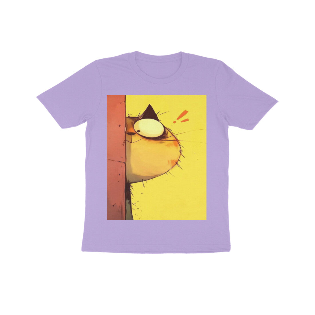 Front View - The Observer — Kids Tee Iris Lavender