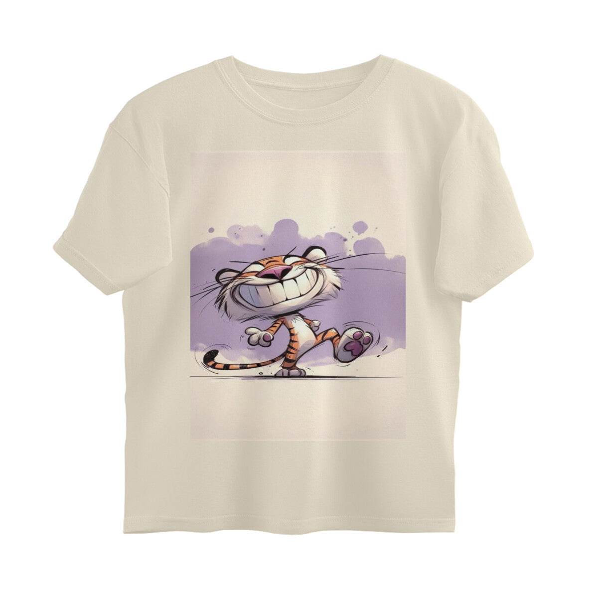 Front View - Gully Grin — Oversized Tee Off White