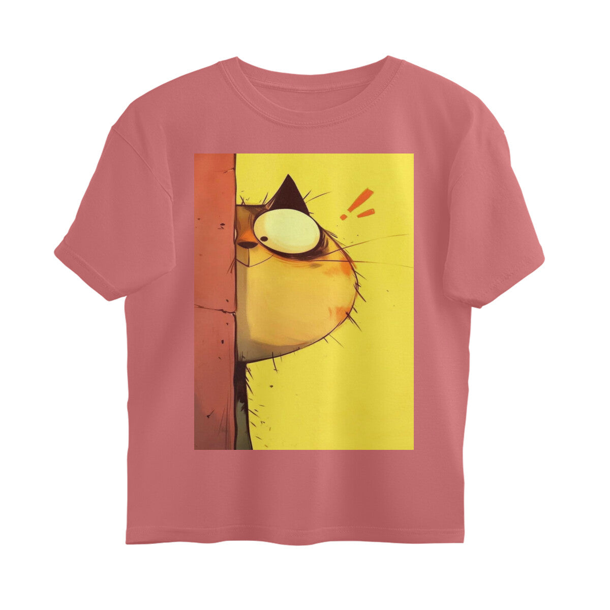 Front View - The Observer — Oversized Tee Dusty Rose