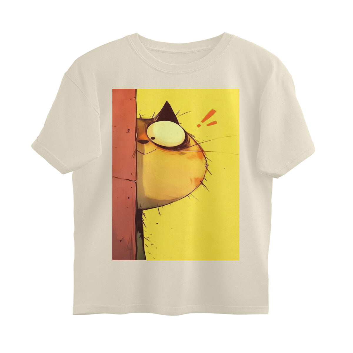 Front View - The Observer — Oversized Tee Off White