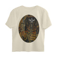 Front View - Rebel Warrior — Oversized Tee Off White
