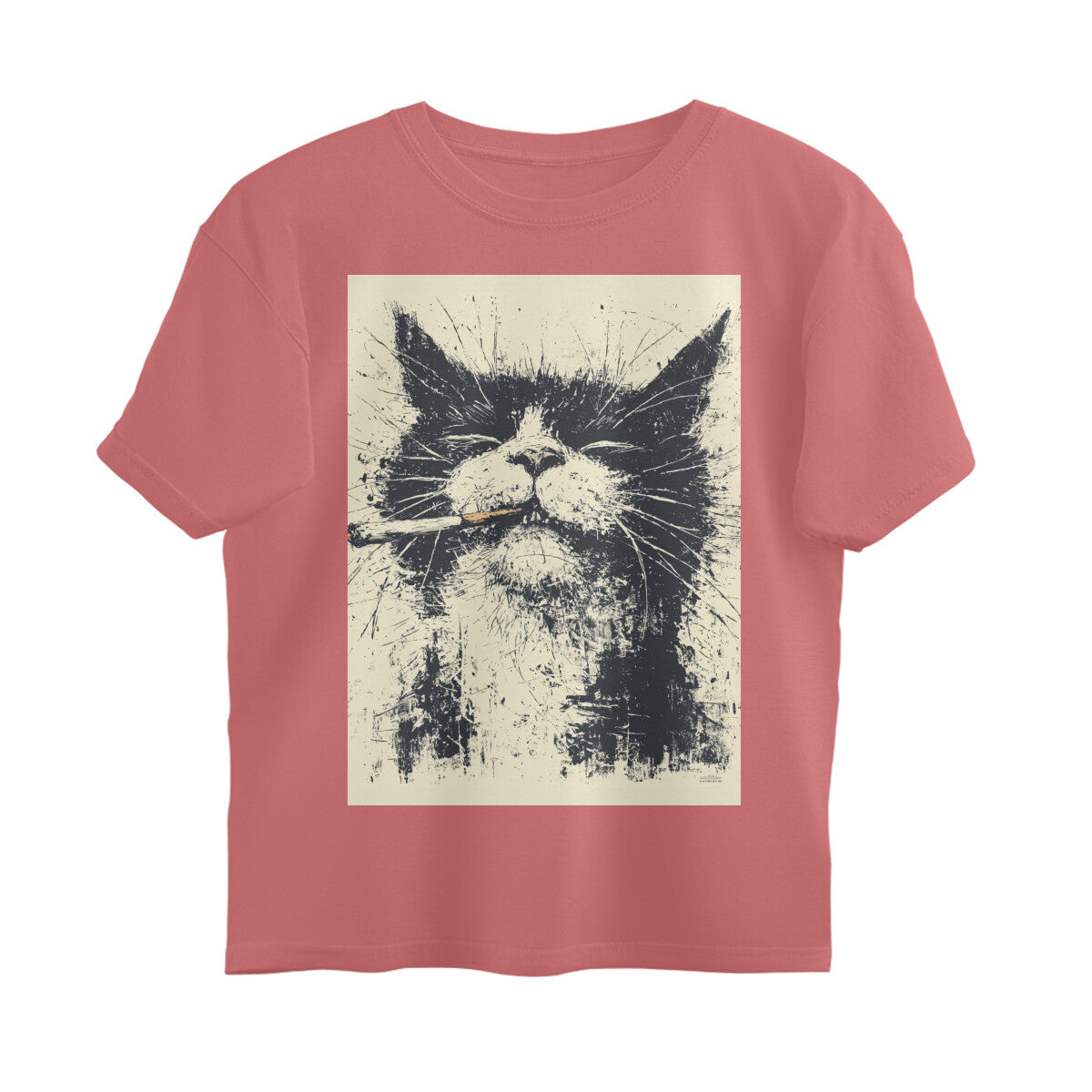 Front View - Jungli Billi — Oversized Tee Dusty Rose
