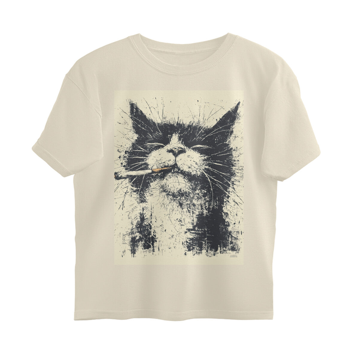 Front View - Jungli Billi — Oversized Tee Off White