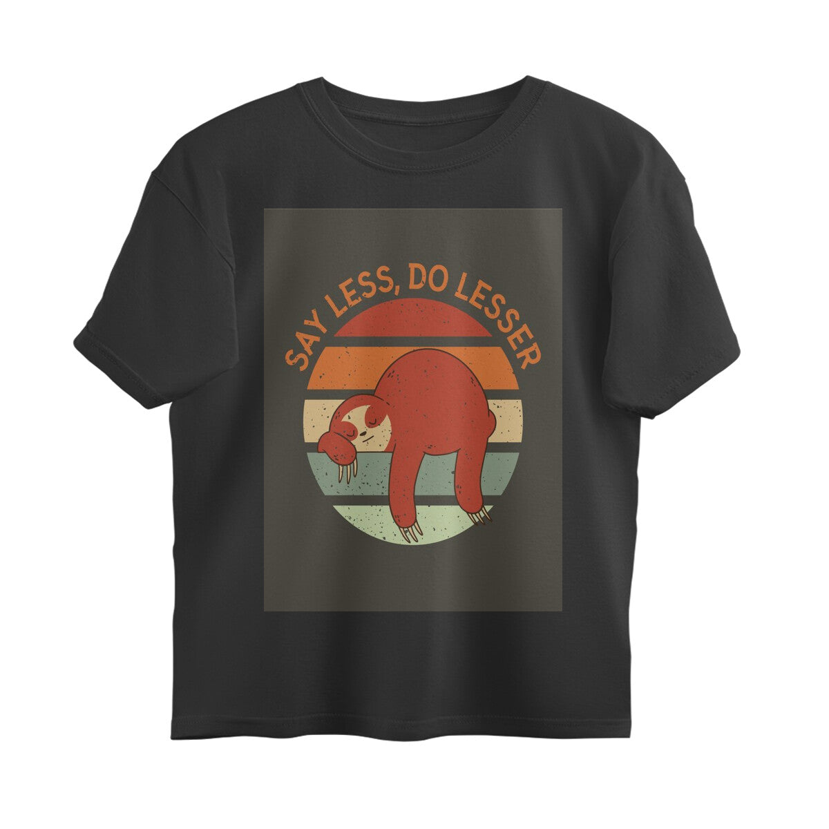 Front View - The Anti-Hustle — Oversized Tee Black