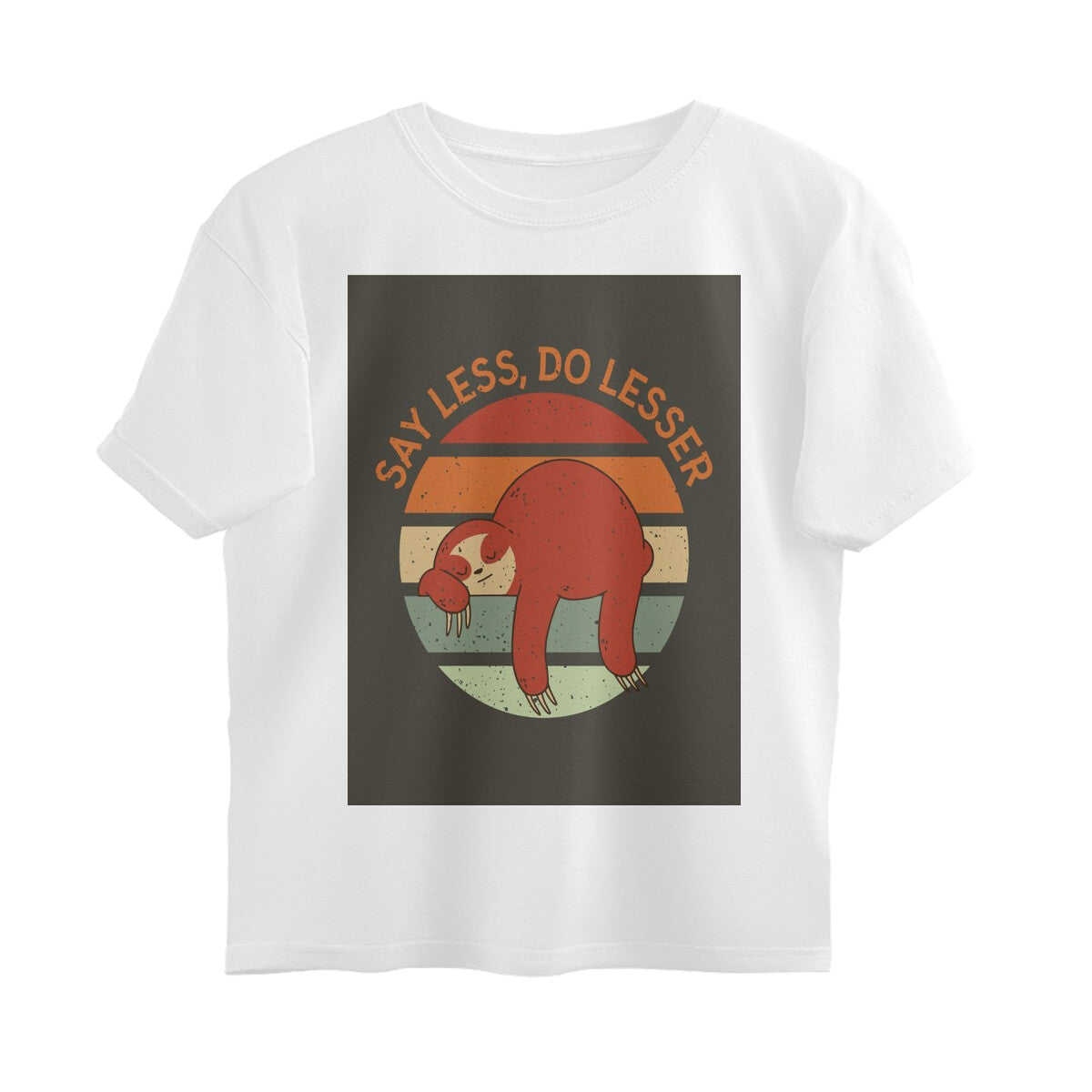 Front View - The Anti-Hustle — Oversized Tee White