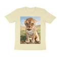 Front View - Untamed Roar — Regular Fit Tee Almond