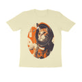 Front View - Cosmic Whisker — Regular Fit Tee Almond