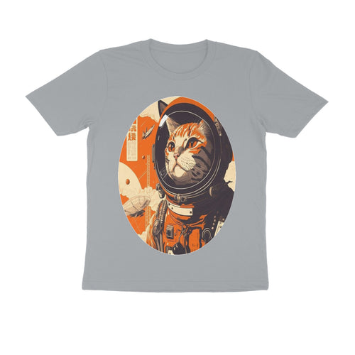 Front View - Cosmic Whisker — Regular Fit Tee Silver Frost