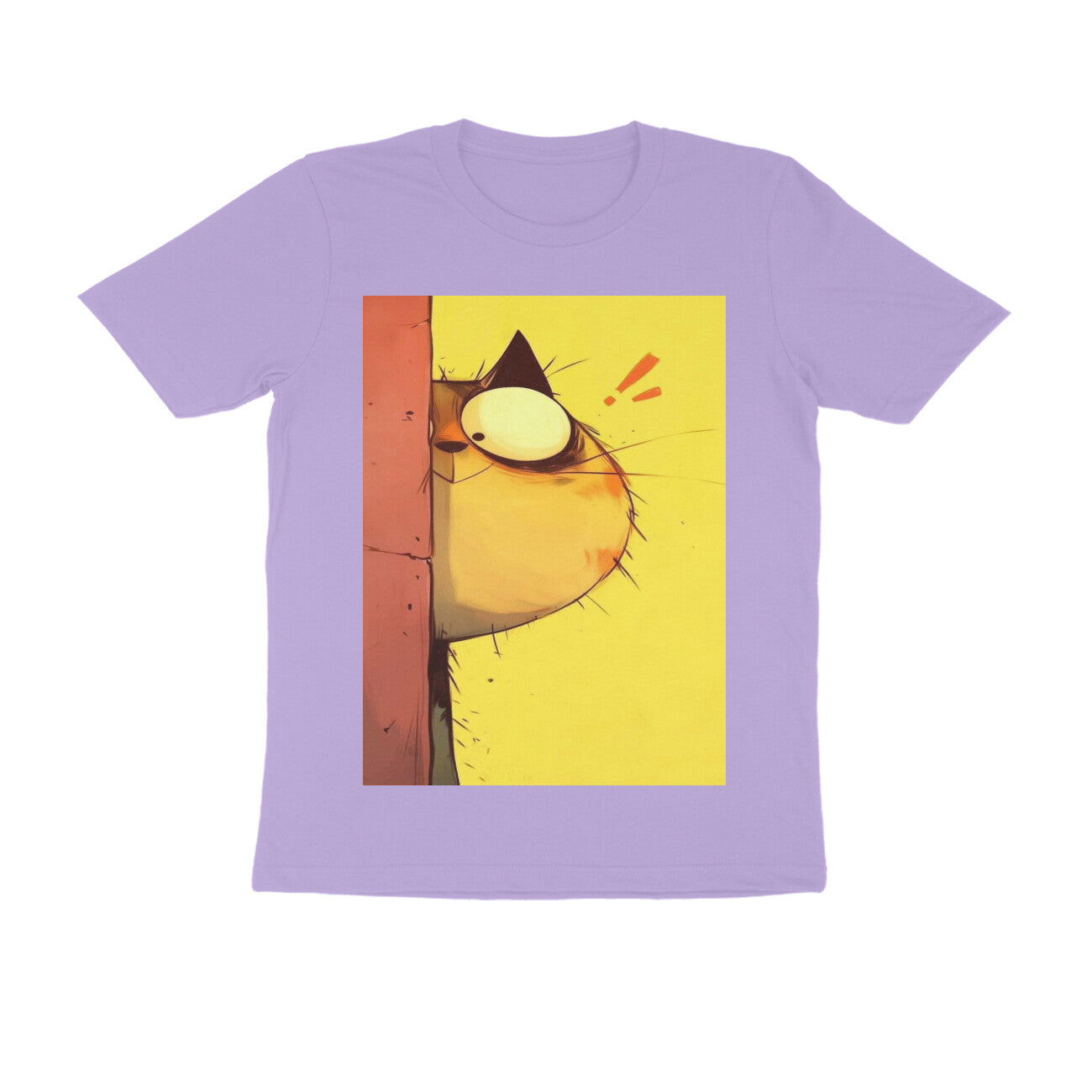 Front View - The Observer — Regular Fit Tee Iris Lavender