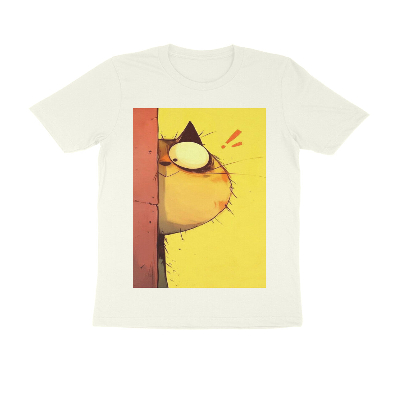 Front View - The Observer — Regular Fit Tee Ivory