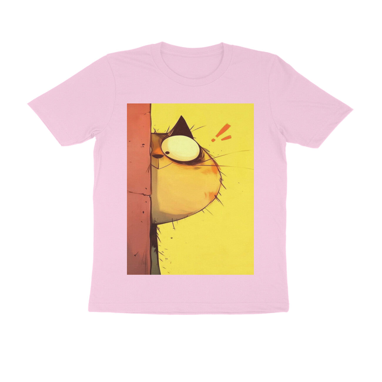 Front View - The Observer — Regular Fit Tee Light Pink