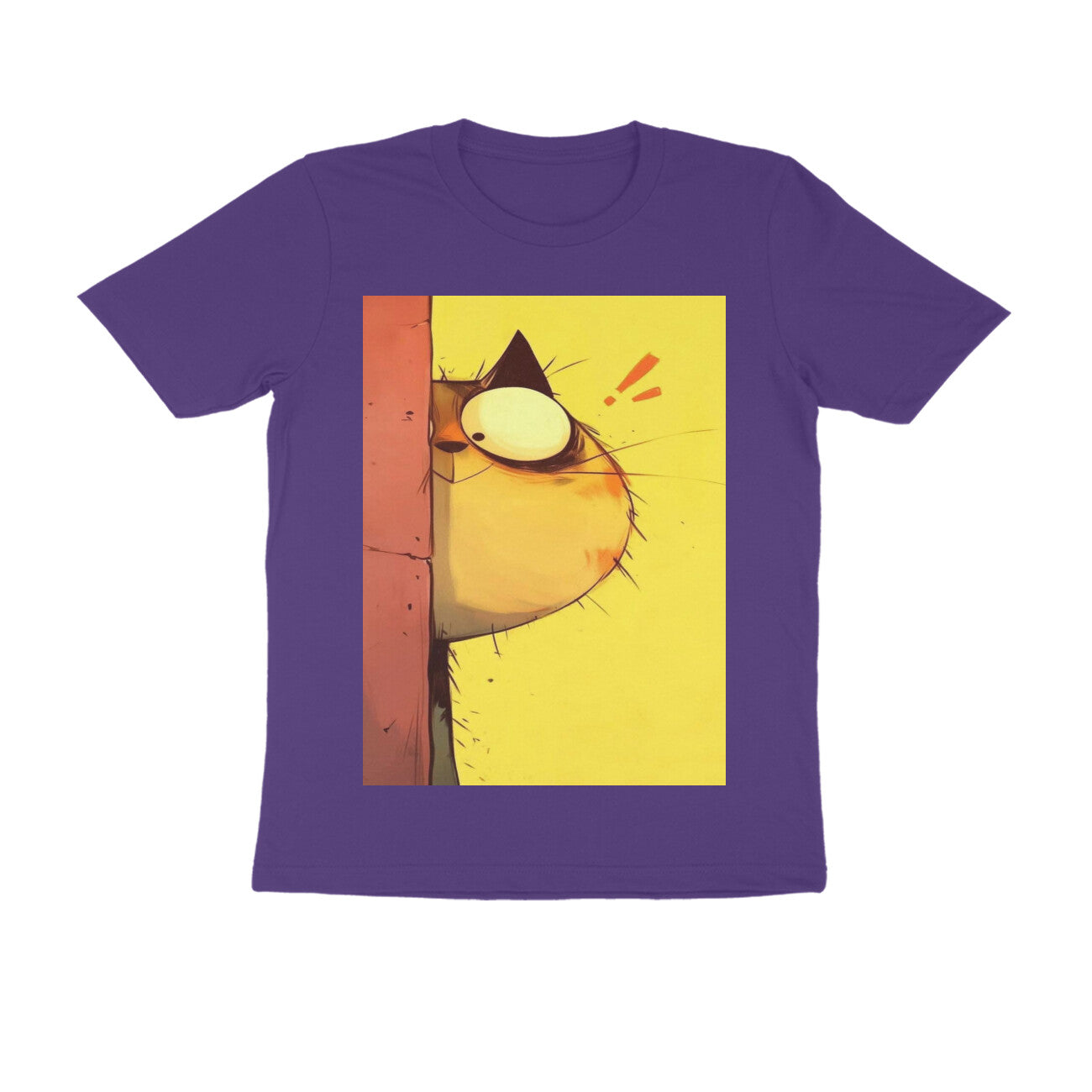Front View - The Observer — Regular Fit Tee Purple