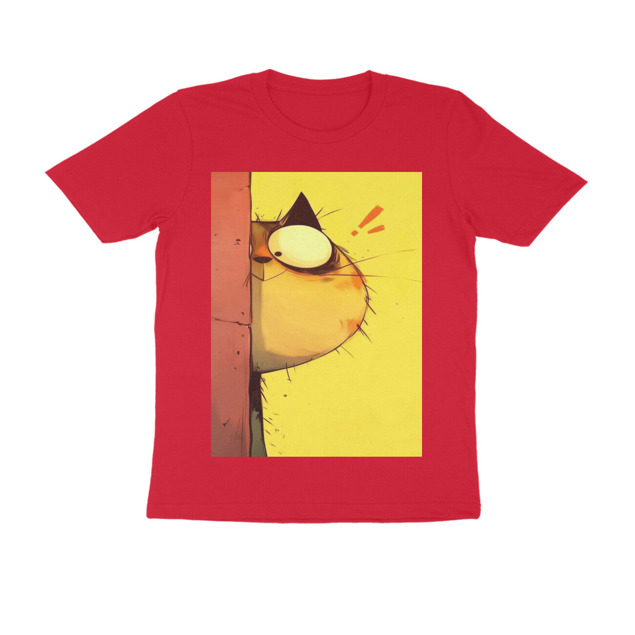 Front View - The Observer — Regular Fit Tee Red