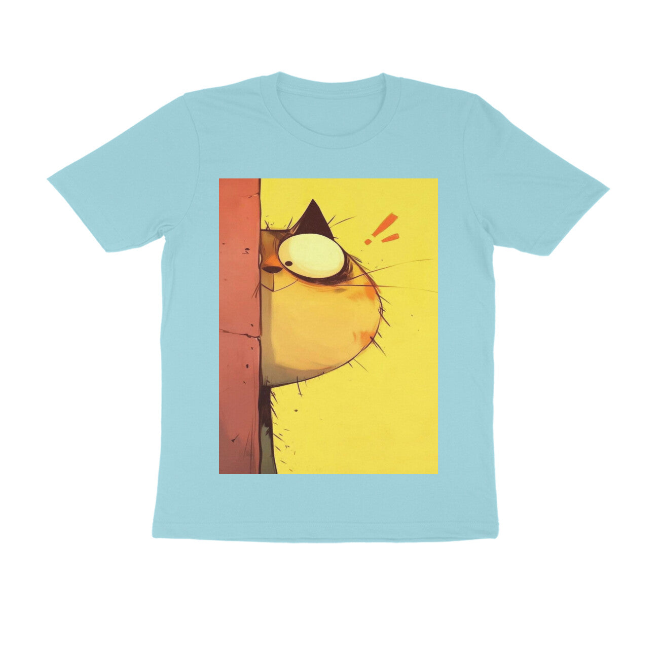 Front View - The Observer — Regular Fit Tee Surf Blue