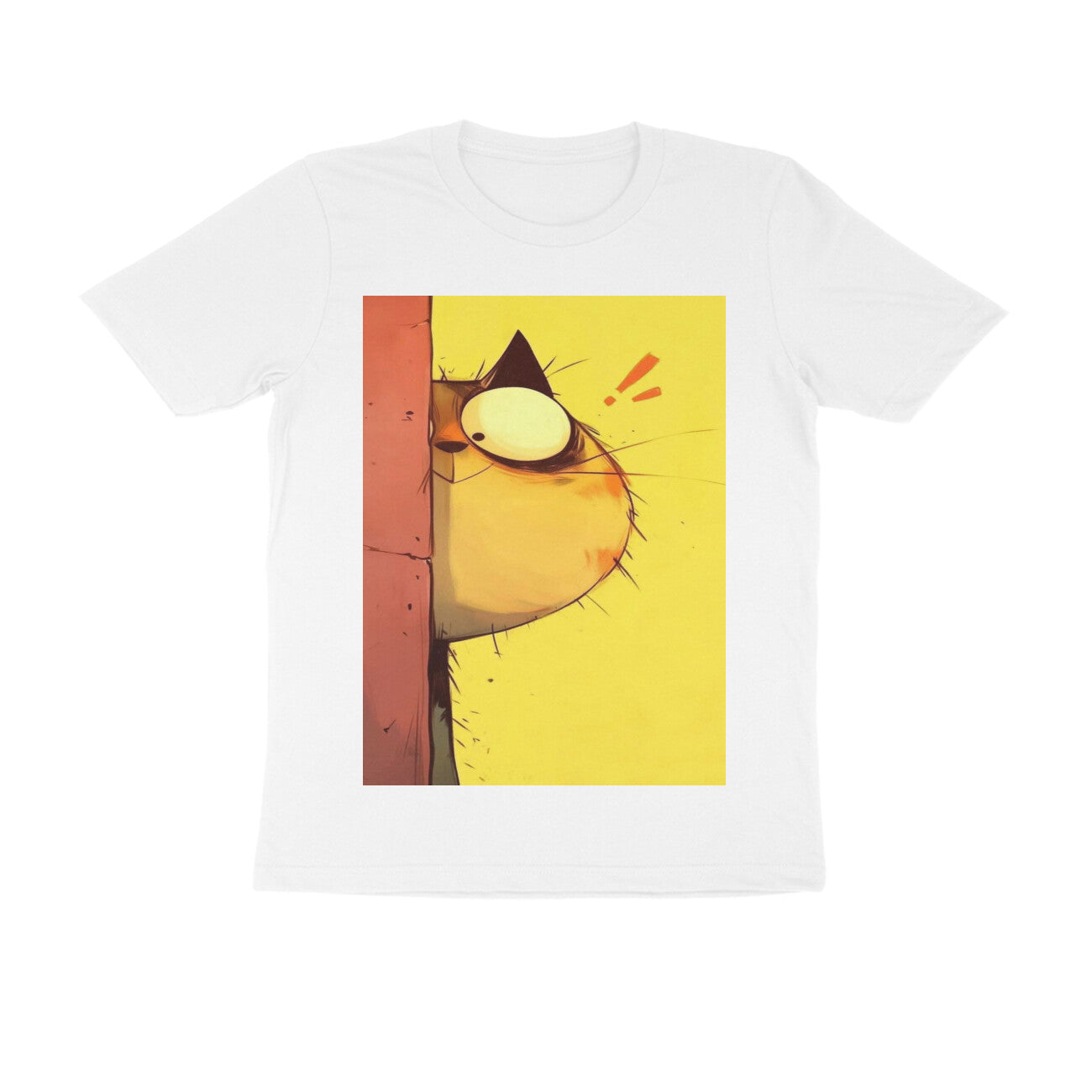 Front View - The Observer — Regular Fit Tee White