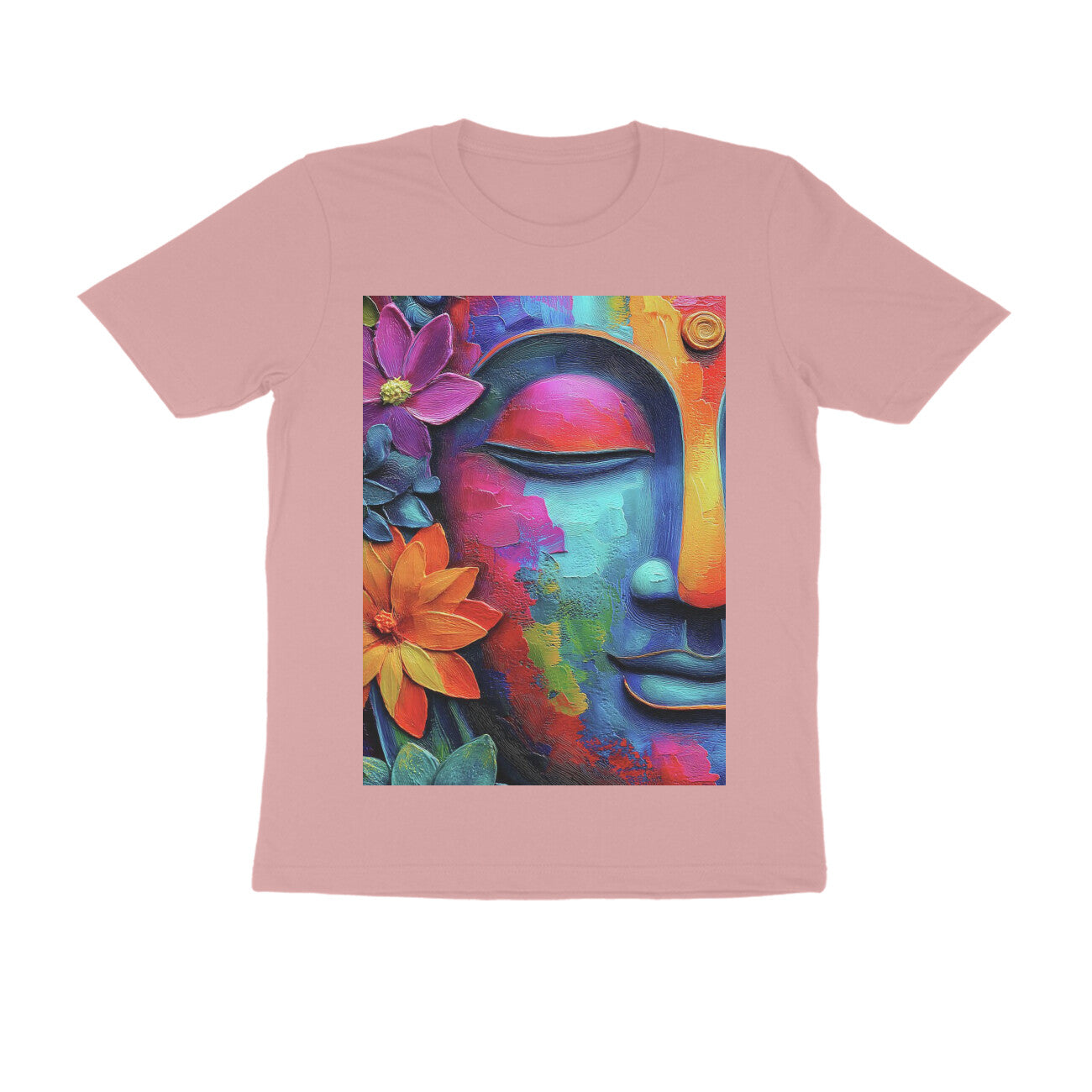 Front View - Karma — Regular Fit Tee Pastel Dusty