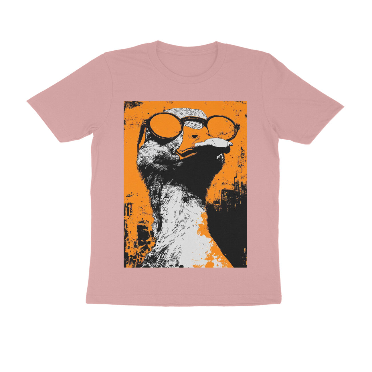 Front View - Quack — Regular Fit Tee Pastel Dusty